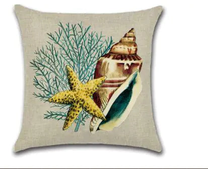 Coral Pillowcase Nautical Design