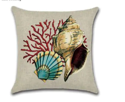 Coral Pillowcase Nautical Design